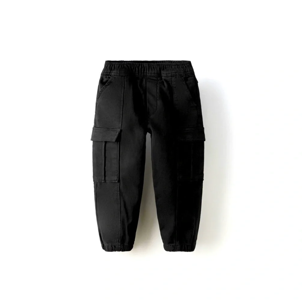 Zara Boy’s Black Cargo Jogger Pant Size 9